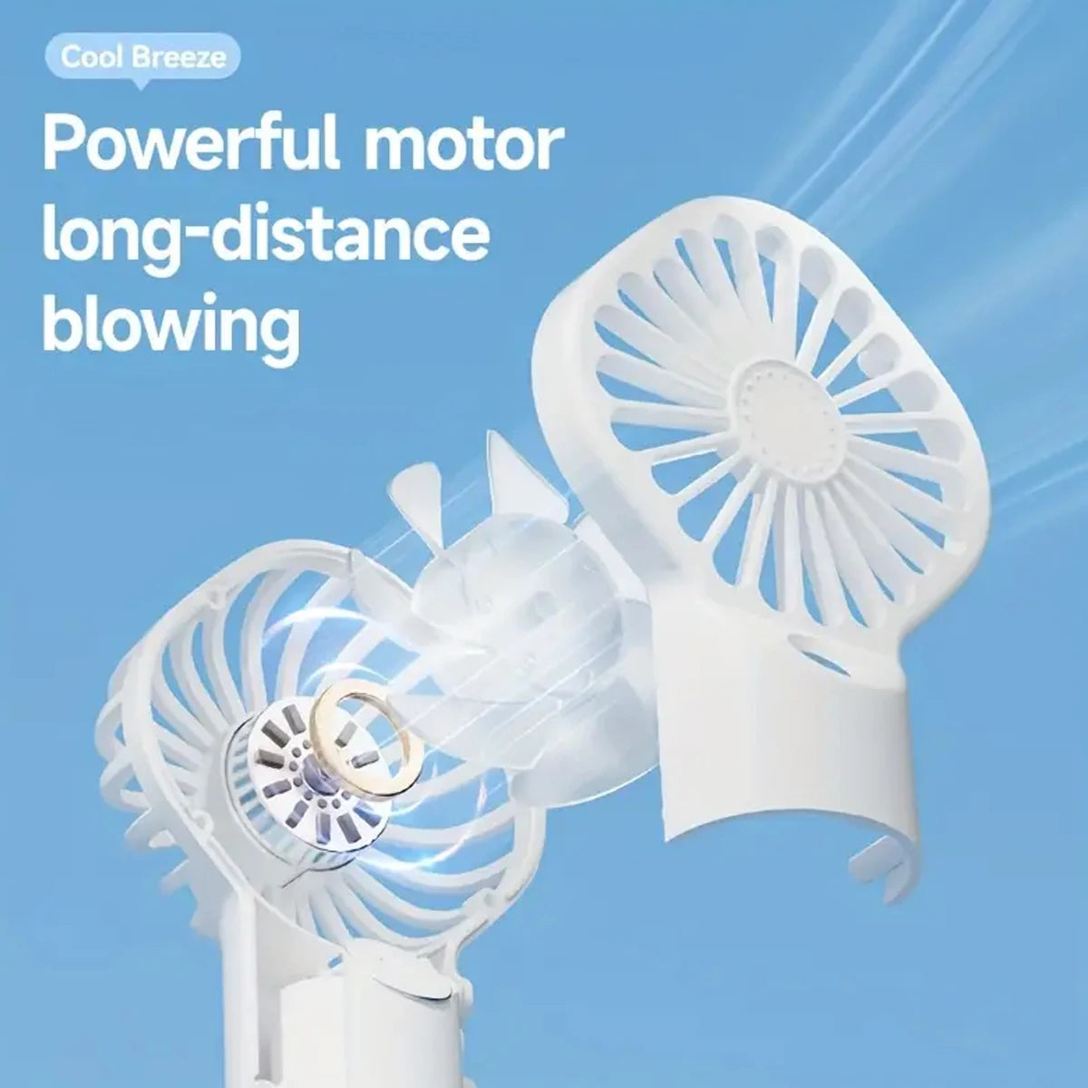 Handheld Mini Fan Air Conditioner USB Rechargeable Portable Mist Cooler Cooling Spray Humidifier Fan for Home/Office/Dorm