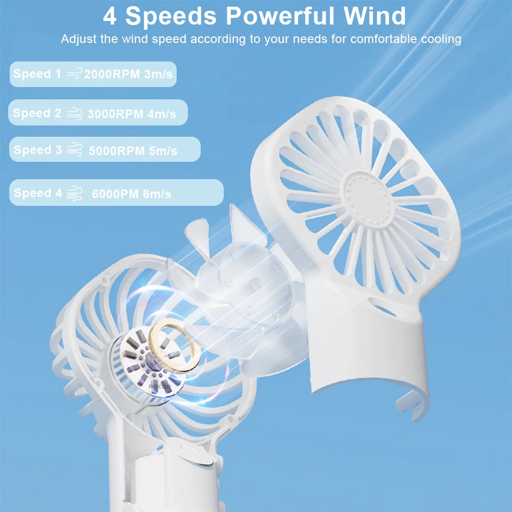 Portable Misting Fan - USB Rechargeable