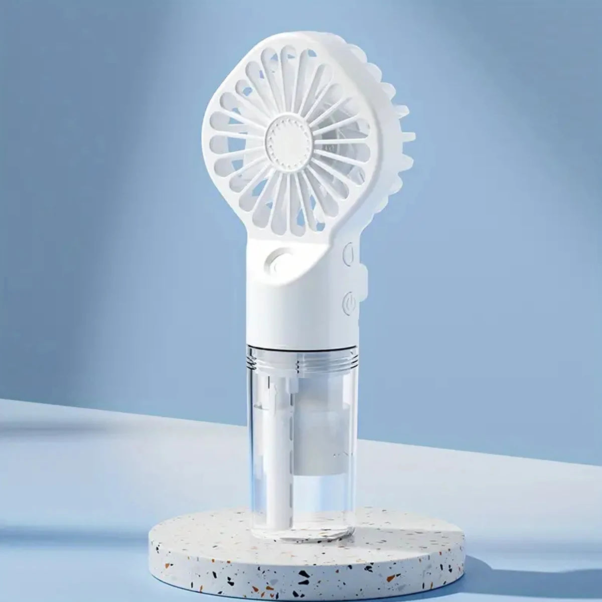 Handheld Mini Fan Air Conditioner USB Rechargeable Portable Mist Cooler Cooling Spray Humidifier Fan for Home/Office/Dorm